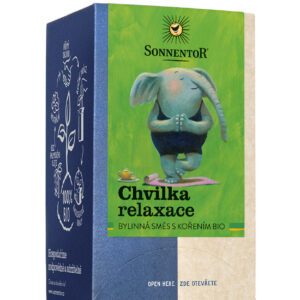 Sonnentor Bylinná směs s kořením Chvilka relaxace BIO - nálevové sáčky (18 x 1 g) - meduňka a levandule podpoří relaxaci