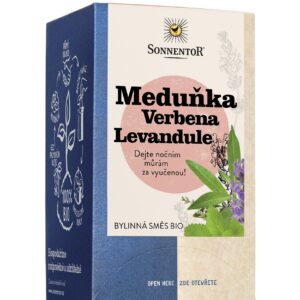 Sonnentor Bylinná směs Meduňka Verbena Levandule - nálevové sáčky (18 x 1,3 g) - pro báječné zakončení dne