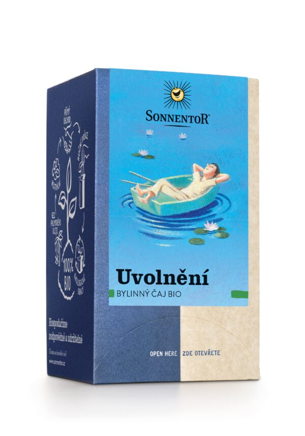Sonnentor Bylinná směs Uvolnění BIO - nálevové sáčky (18 x 1,5 g) - podpoří relaxaci a uvolní stres