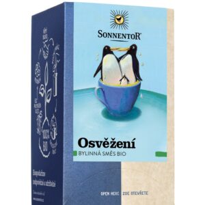 Sonnentor Bylinná směs Osvěžení BIO - nálevové sáčky (18 x 1,2 g) - ideální jako ledový nápoj