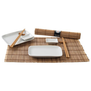 Heuschen & Schrouff Servírovací sada na Sushi - hnědá