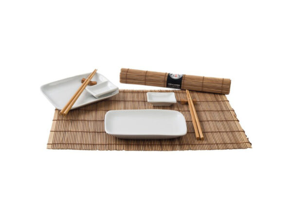 Heuschen & Schrouff Servírovací sada na Sushi - hnědá