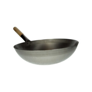 Heuschen & Schrouff Wok pánev s dřevěnou rukojetí 38cm - kulaté dno