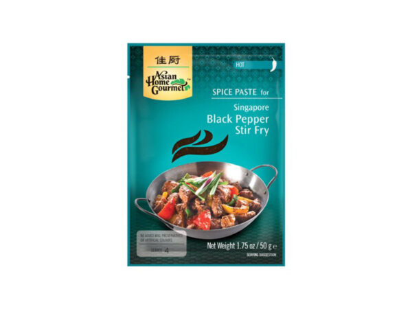 Asian Home Gourmet Pasta na Stir-Fry s černým pepřem (Singapur) 50g