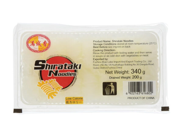 City Aroma Nudle Shirataki - porcované 340g