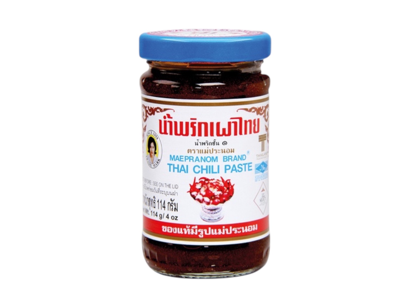 Mae Pranom Chilli pasta v oleji 114g