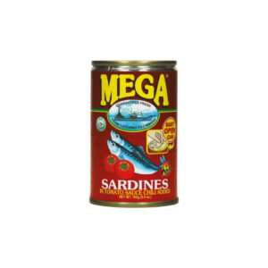 Mega Sardinky v rajčatové omáčce s chilli 155g