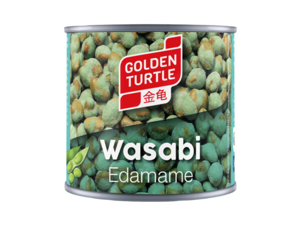 Golden Turtle Sojové boby Edamame Wasabi 140g