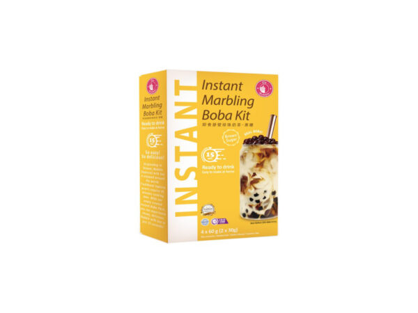 O's bubble Instantní Marble Bubble Tea - třtinový cukr 4x60g