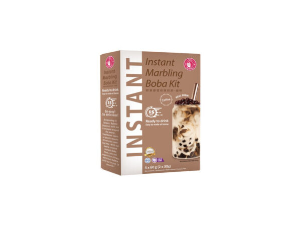O's bubble Instantní Marble Bubble Tea - kávový 4x60g