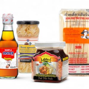sambalshop Sada surovin s receptem | Thajské smažené nudle Pad Thai