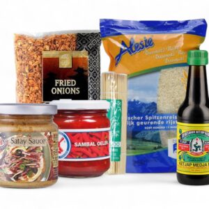 sambalshop Sada surovin s receptem | Indonéské grilované špízy Satay