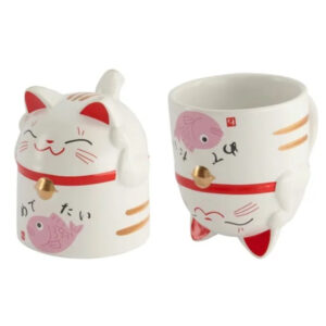 Tokyo Design Studio Hrnek Kawaii Lucky Cat (Pink) - dárkové balení 350ml