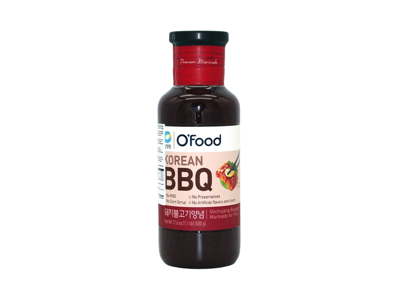 O'Food Korejská BBQ marináda Bulgogi na vepřové maso 500g