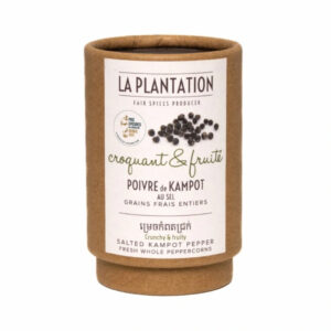 La Plantation Kampotský černý fermentovaný pepř 50g - tubus