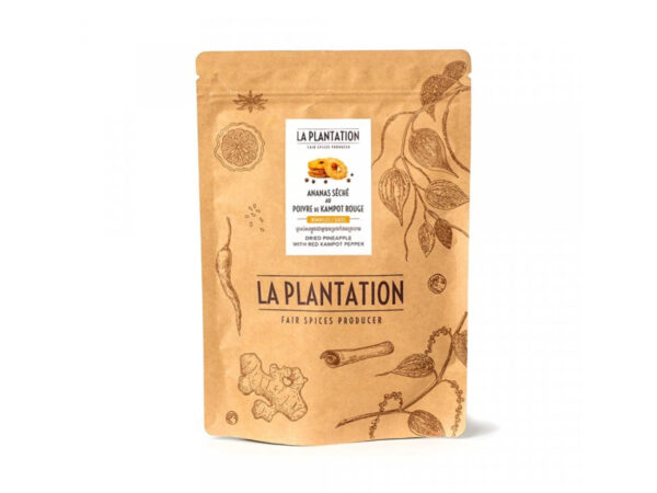 La Plantation Sušený ananas s červeným Kampotským pepřem 150g