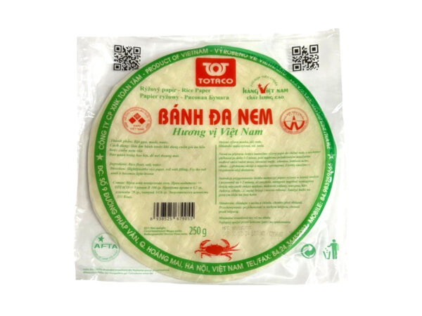 Totaco Vietnamský rýžový papír - kulatý 250g