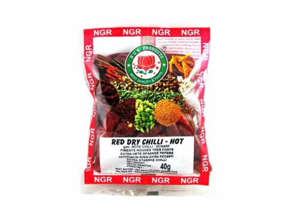 NGR Sušené červené chilli papričky - celé 40g