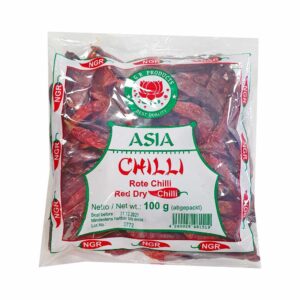 NGR Sušené červené chilli papričky - celé 100g
