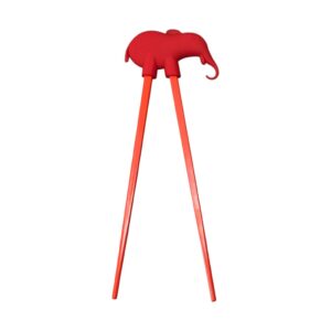 Fuzhou Westhonest Dětské jídelní hůlky Elephant Barva: červená