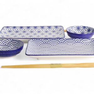 Tokyo Design Studio Dárková sada na Sushi Nippon Blue (Wave/Star)