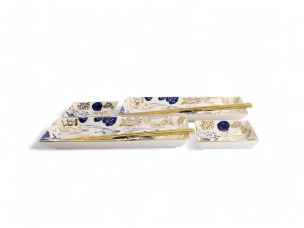 Tokyo Design Studio Dárková sada na Sushi Flora Japonica Gold