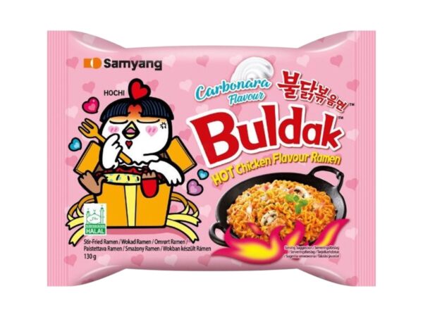 Samyang Instantní nudle Buldak pikantní kuřecí Carbonara 130g