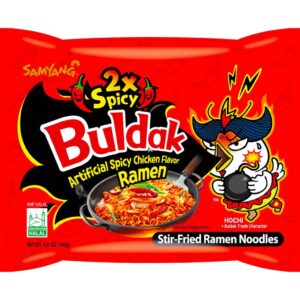 Samyang Instantní nudle Buldak 2x Extreme pikantní kuřecí 140g