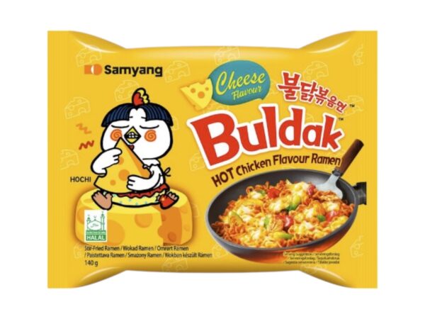 Samyang Instantní nudle Buldak pikantní kuřecí se sýrem 130g