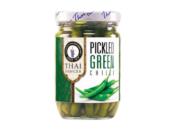 Thai Dancer Thajské nakládané chilli papričky - zelené 200g