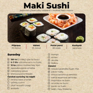 ROSELAN Recept na přípravu Sushi