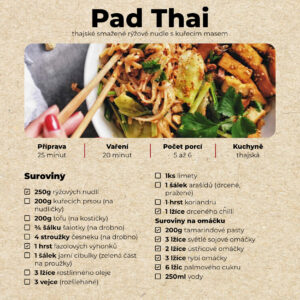 ROSELAN Recept na přípravu Pad Thai