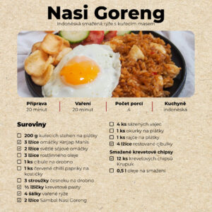 ROSELAN Recept na přípravu Nasi Goreng