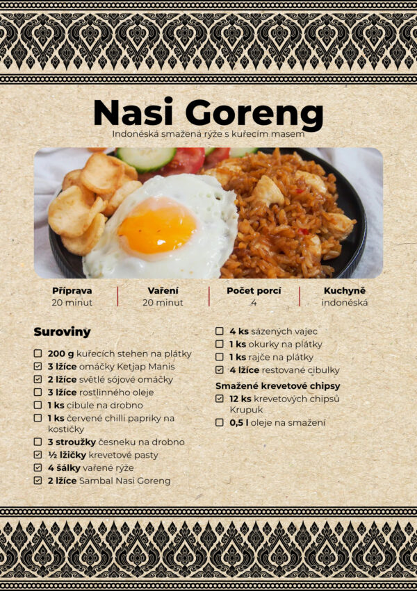 ROSELAN Recept na přípravu Nasi Goreng