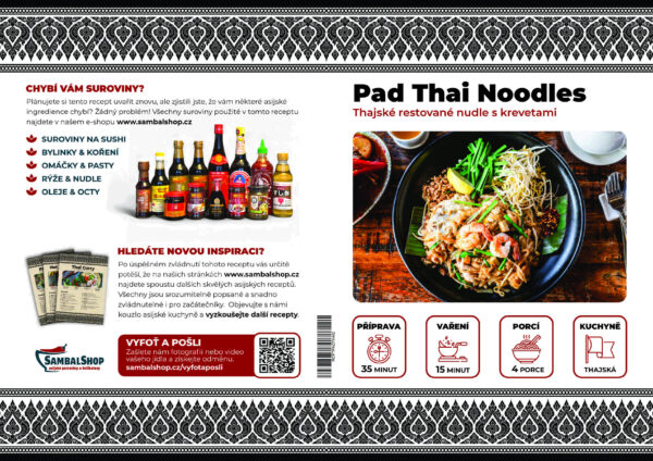 ROSELAN Recept na přípravu Pad Thai