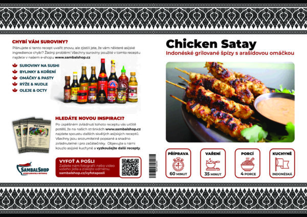 ROSELAN Recept na přípravu Satay