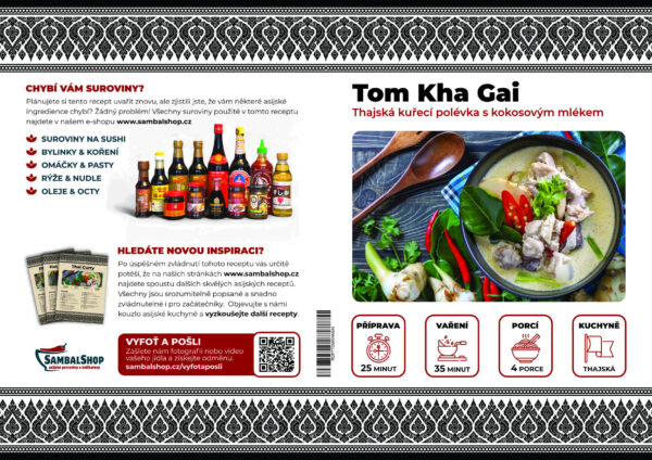 ROSELAN Recept na přípravu Tom Kha Gai