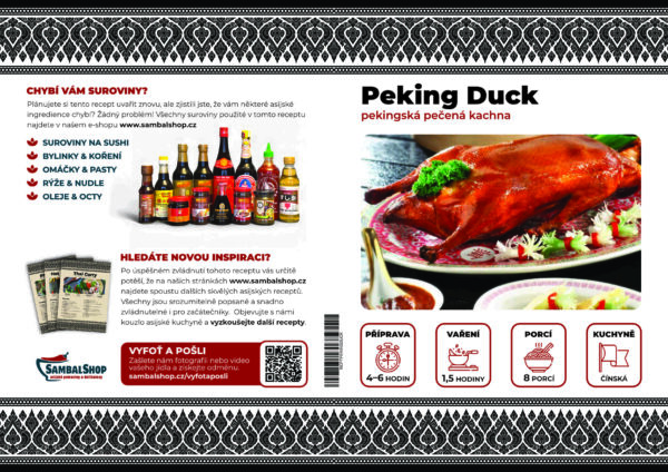ROSELAN Recept na přípravu Peking Duck