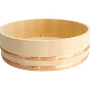 Tokyo Design Studio Dřevěná mísa na přípravu Sushi rýže Hangiri 30cm