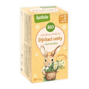 Čaj dětský Dýchací cesty s heřmánkem 20 sáčků 30 g BIO   MEDIATE