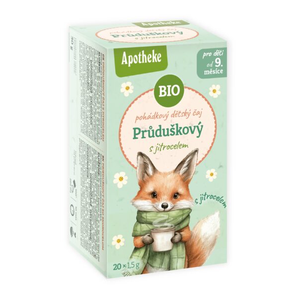 Čaj dětský Průduškový s jitrocelem 20 sáčků 30 g BIO   MEDIATE