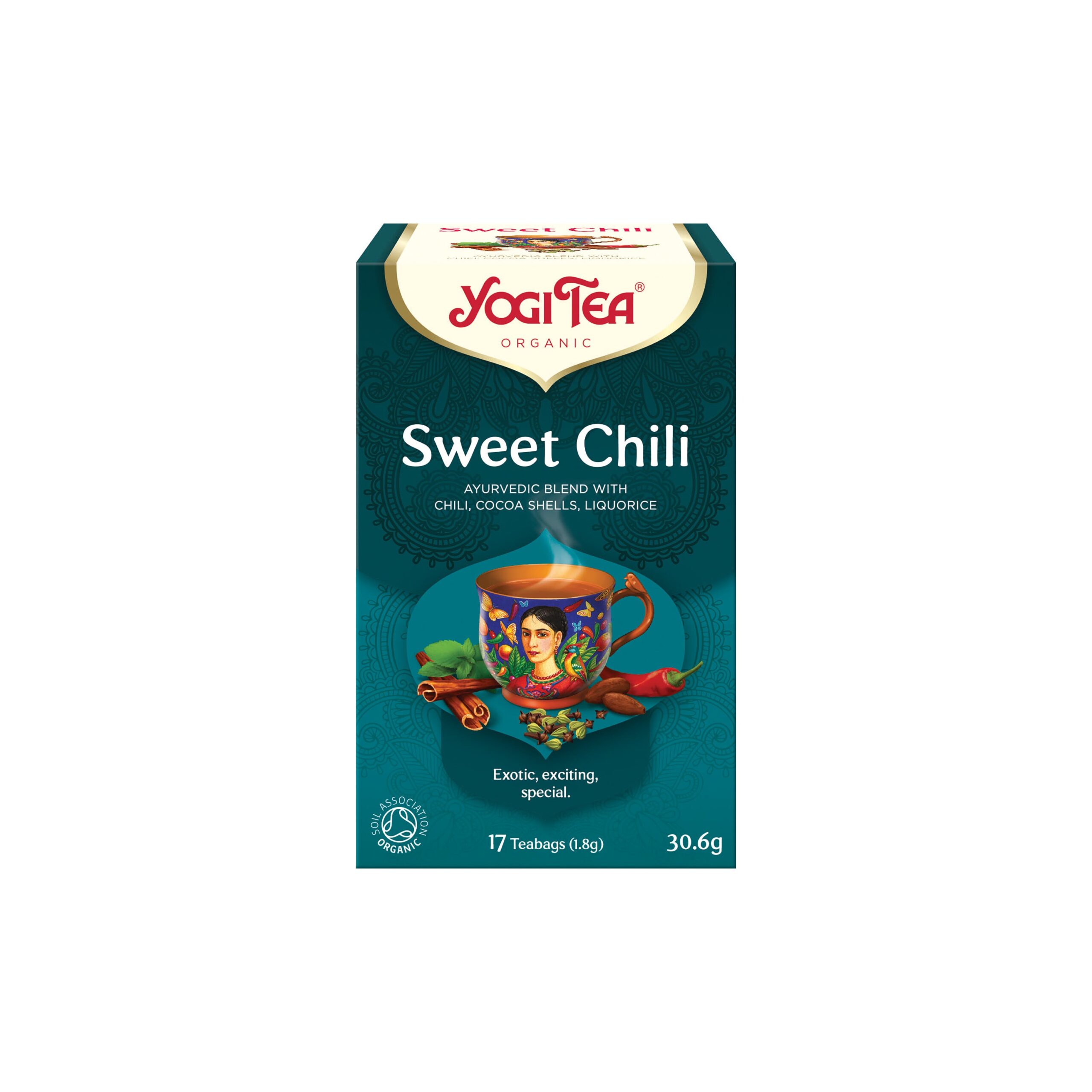 Čaj Sladké chilli 17 sáčků 30,6 g BIO   YOGI TEA