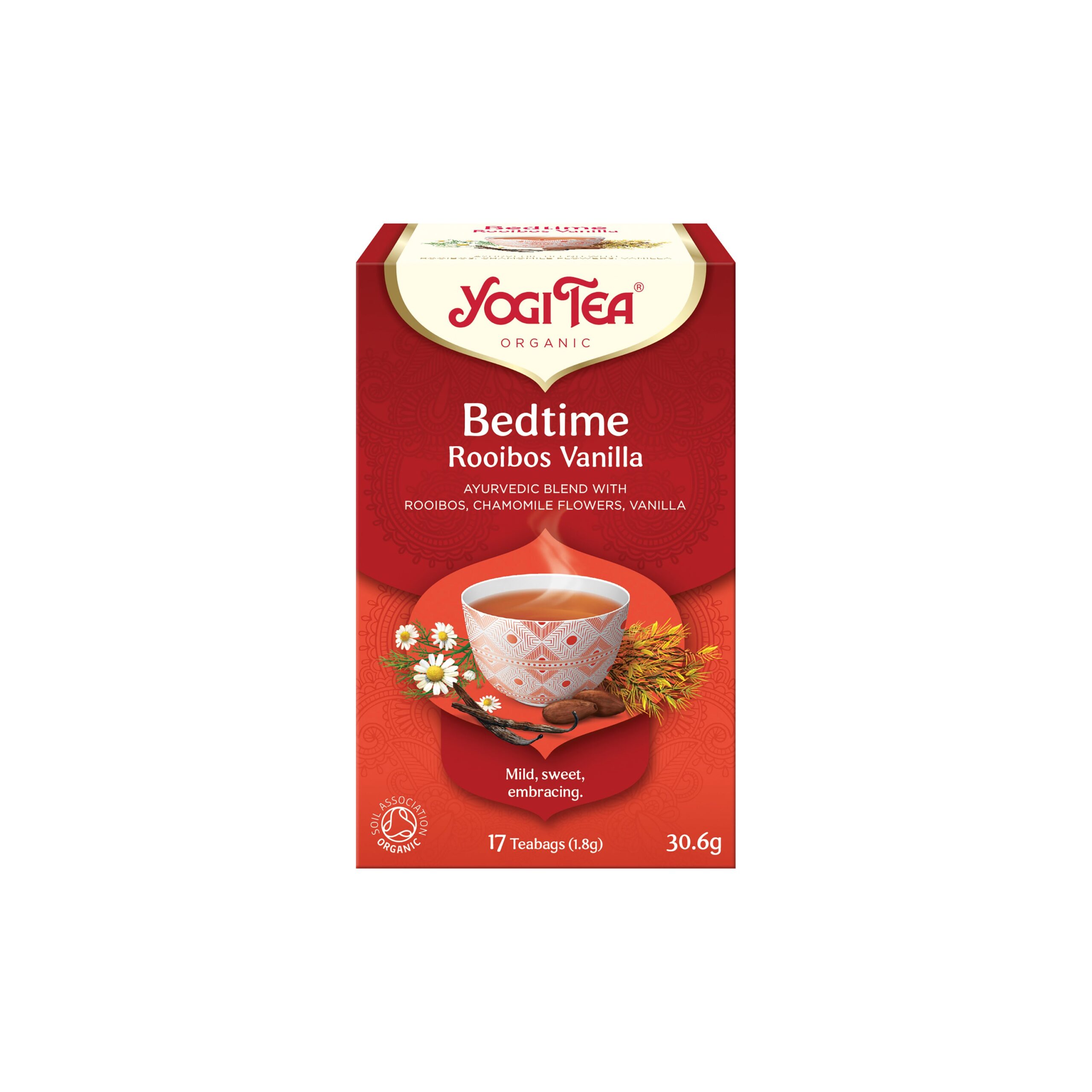 Čaj Čas ke spánku Rooibos Vanilka 17 sáčků 30,6 g BIO   YOGI TEA