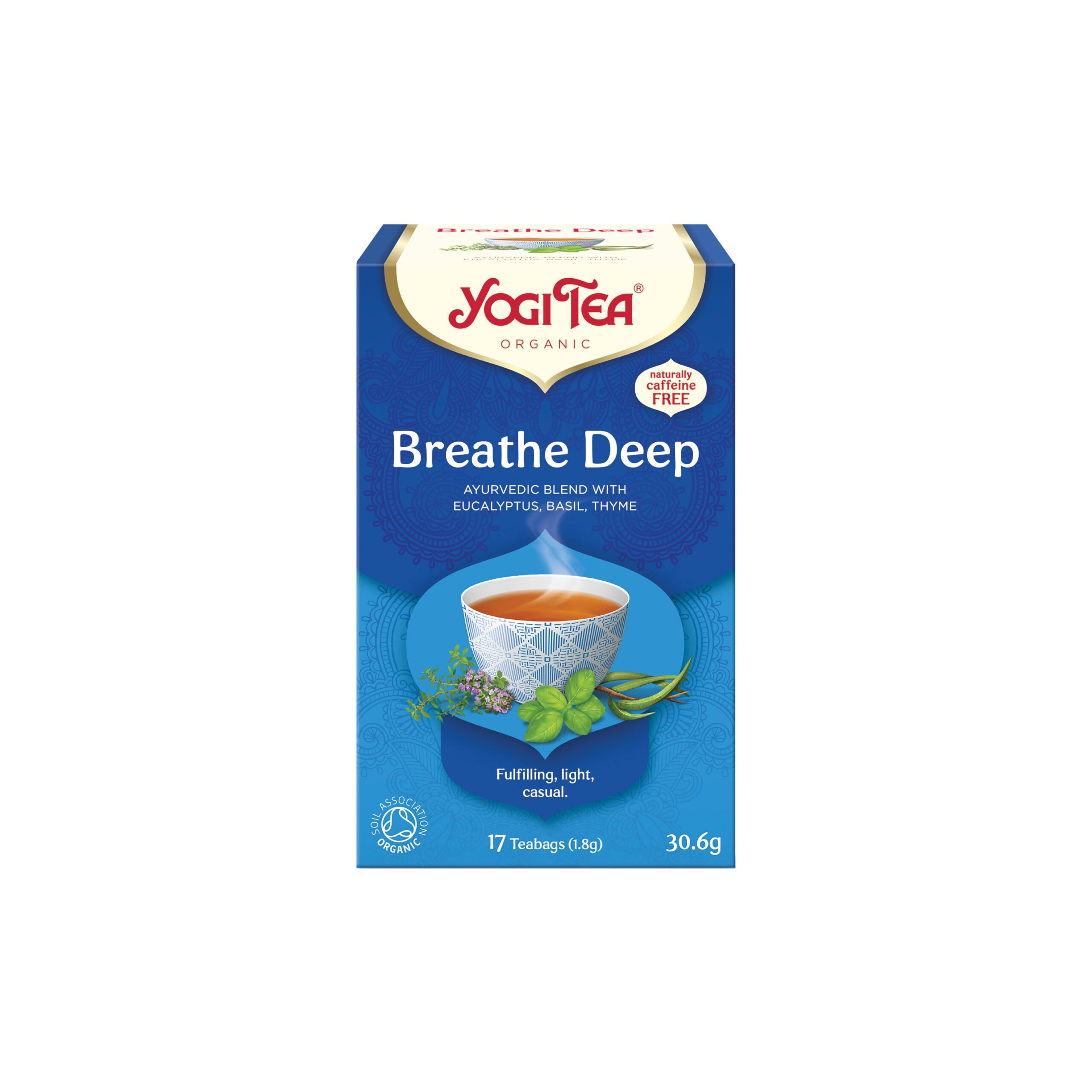 Čaj Dýchat zhluboka 17 sáčků 30,6 g BIO   YOGI TEA