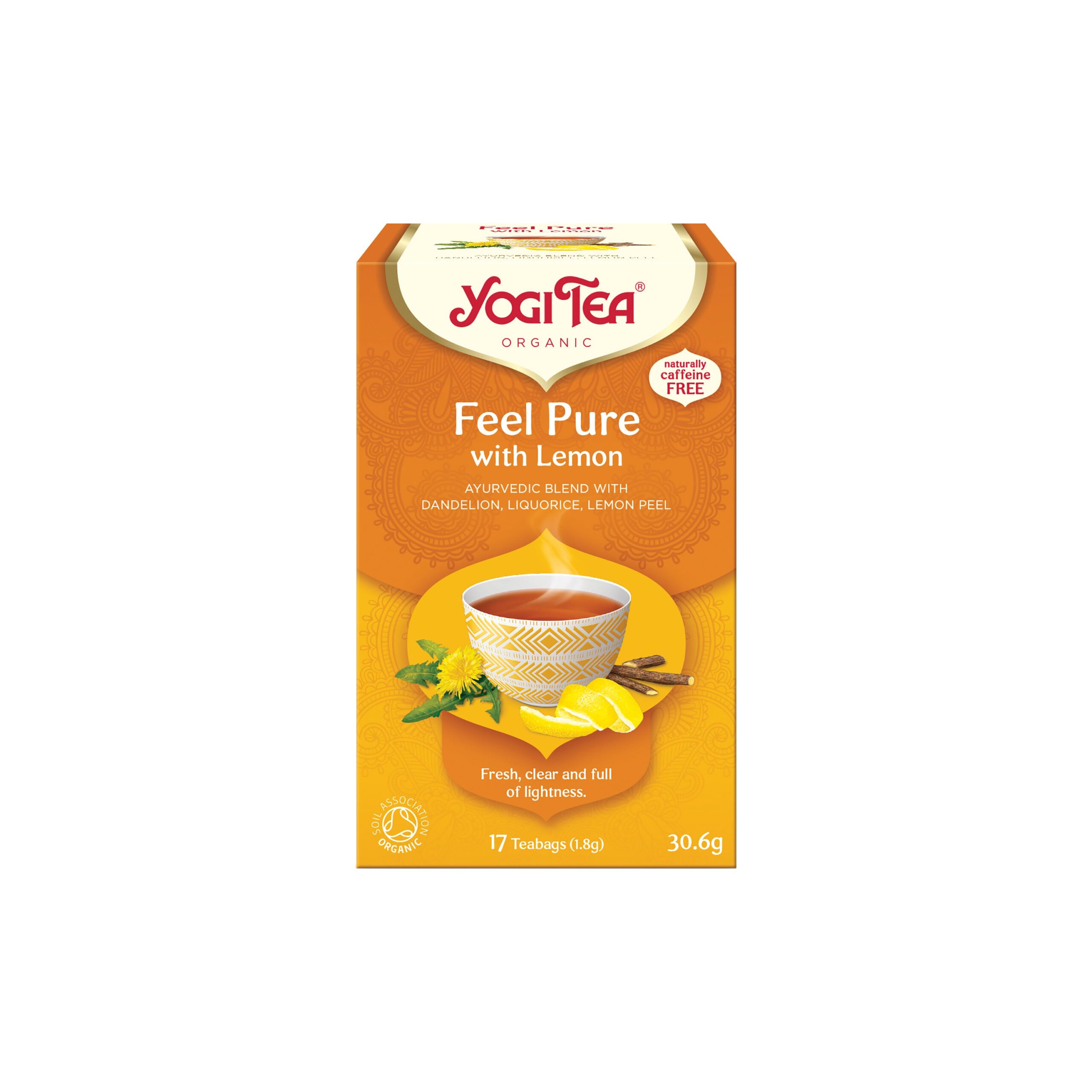 Čaj Očisti se citrónem 17 sáčků 30,6 g BIO   YOGI TEA