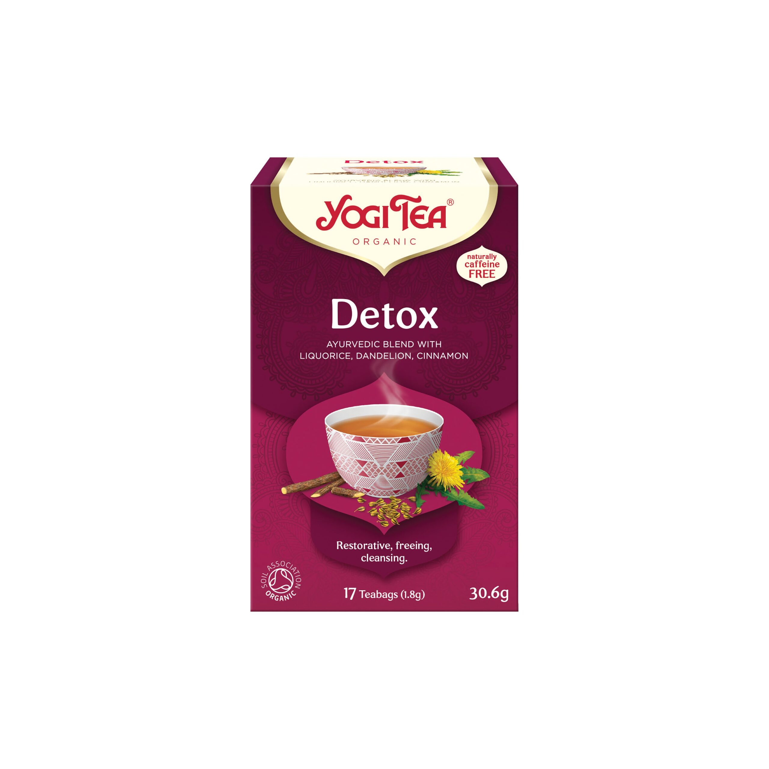 Čaj Detox 17 sáčků 30,6 g BIO   YOGI TEA