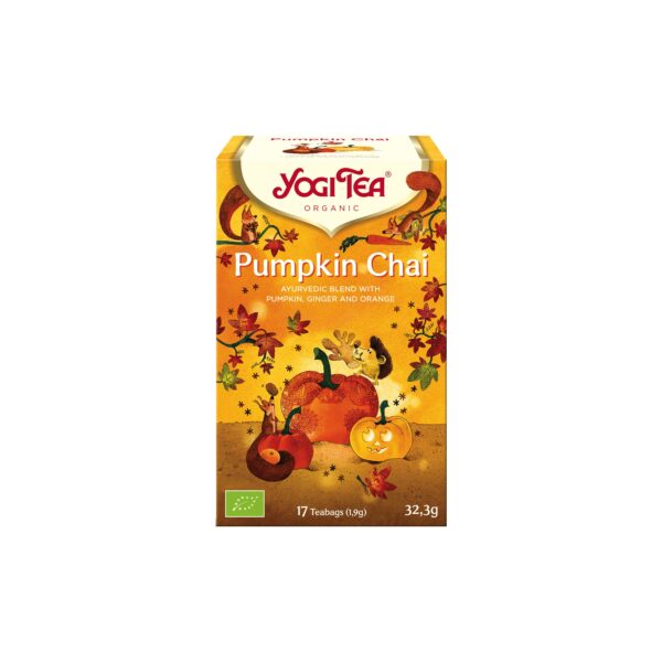 Yogi Tea Dýňový Chai BIO - nálev. sáčky (17 x 1,9 g) - pro podzimní čajování
