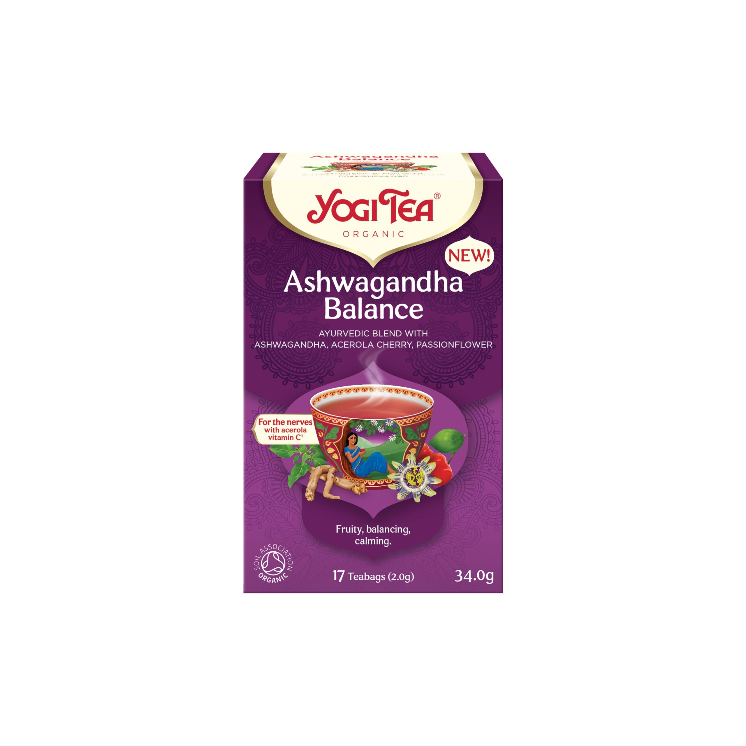 Čaj Rovnováha Ashwaganhy 17 sáčků 34 g BIO   YOGI TEA