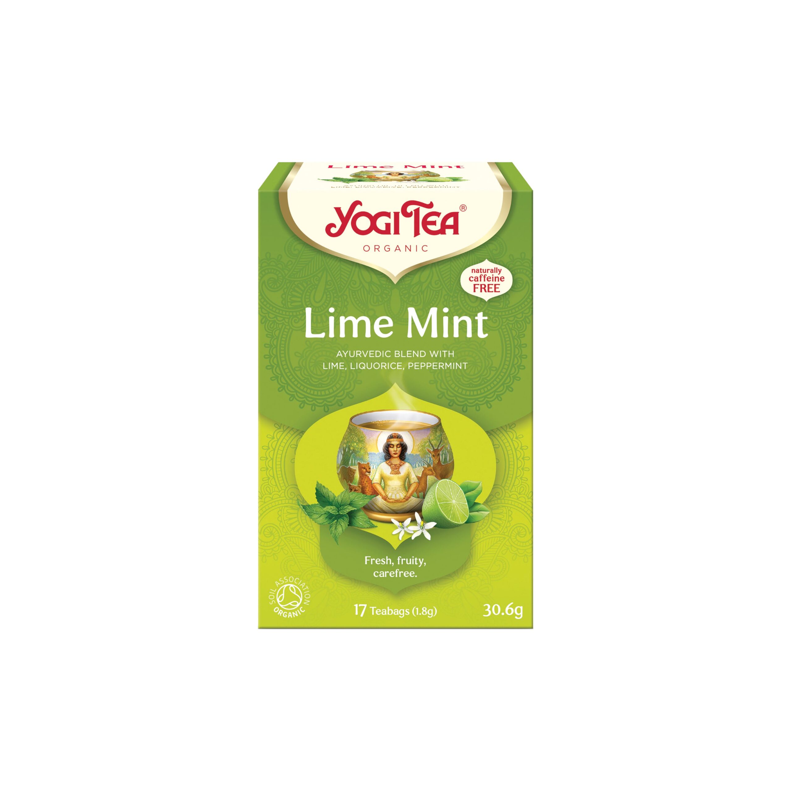 Čaj Limetka Máta 17 sáčků 30,6 g BIO   YOGI TEA