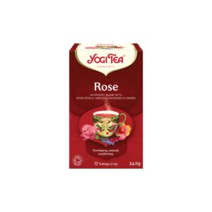 Yogi Tea Bylinná směs s kořením Růže BIO - nálev. sáčky (17 x 2 g) - s heřmánkem, bezem a lípou
